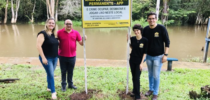 Presidente Sérgio Leal acompanha serviço de limpeza do rio Apeú na Agrovila de Boa vista