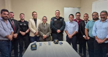 Vereadores recebem na Câmara o novo Comandante do 5º BPM, Ten. Cel. Fábio Rayol para dialogar sobre a área da segurança em Castanhal